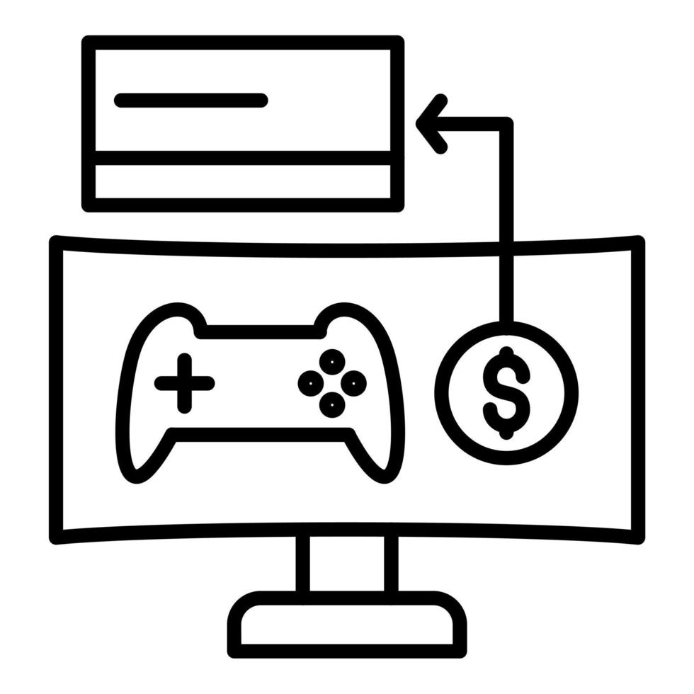 Microtransaction Icon Style vector