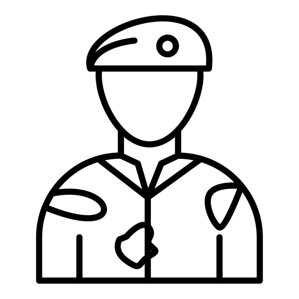 Military Icon Style vector