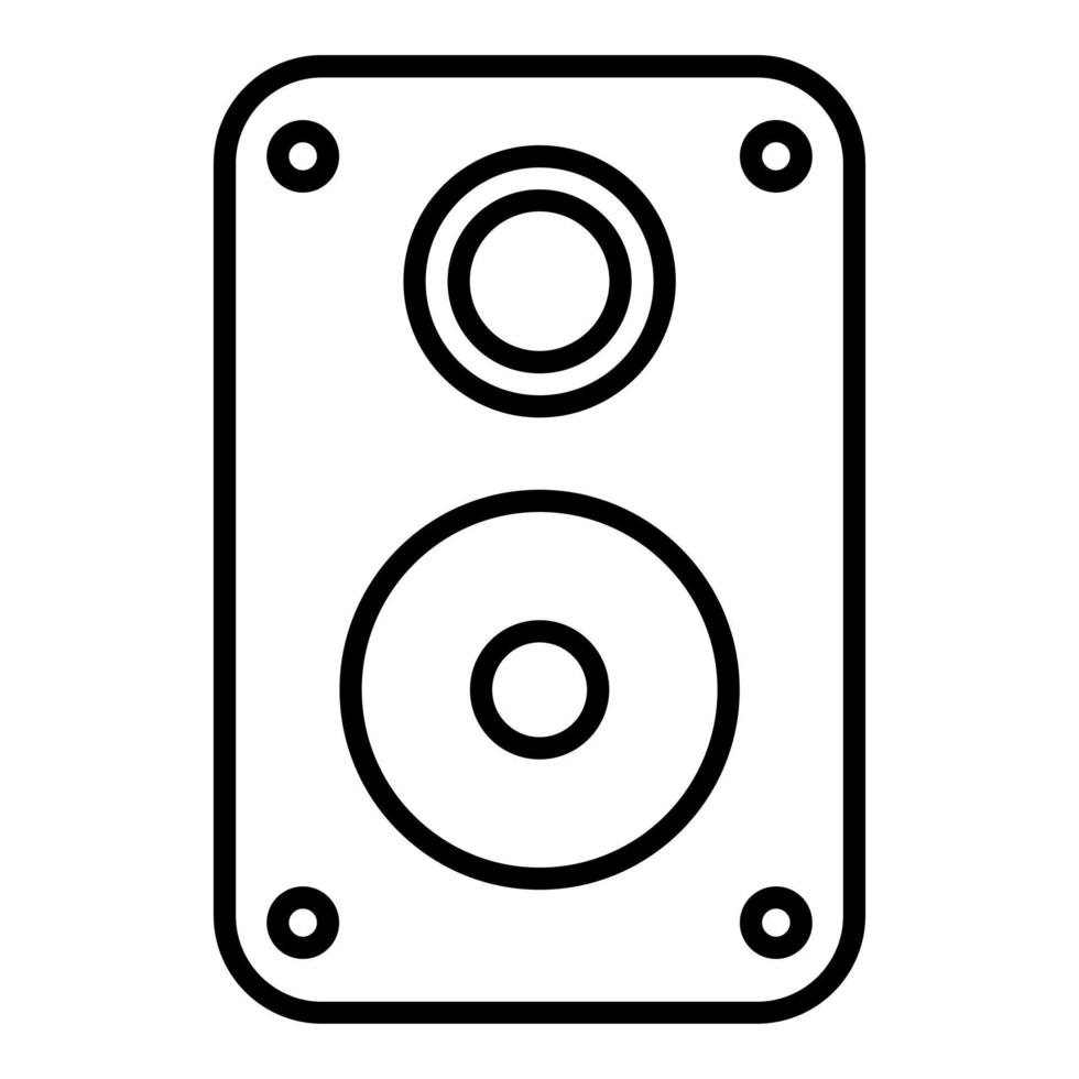 Sound System Icon Style vector