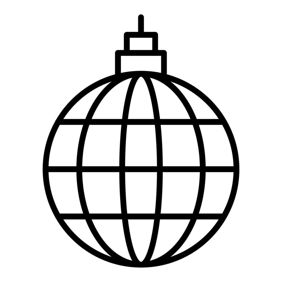Disco Ball Icon Style vector