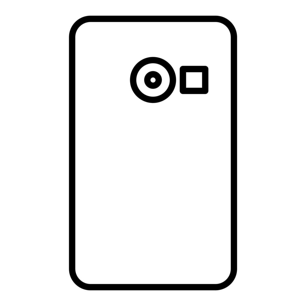 Phone Camera Icon Style vector