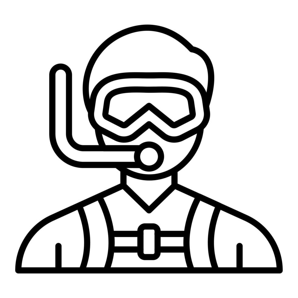 buzo masculino icono estilo vector