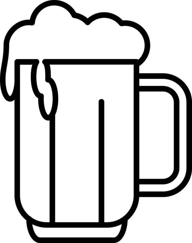 Beer Mug Icon Style vector