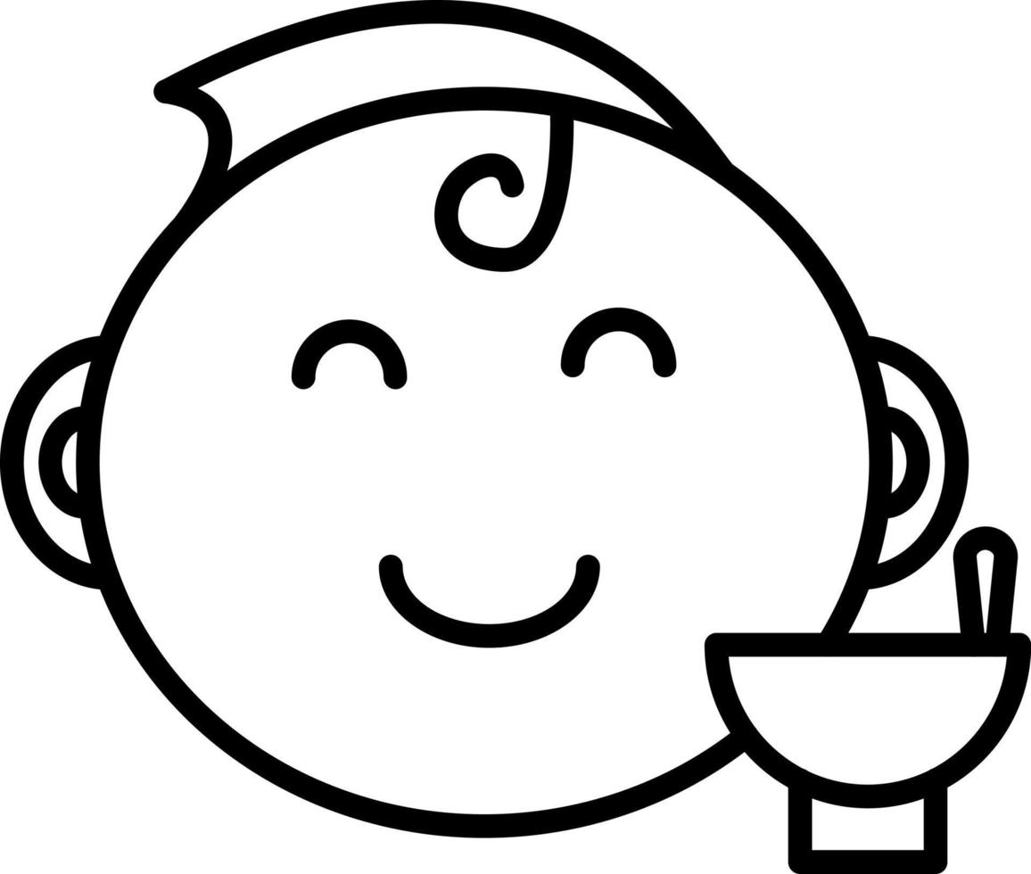 Baby Food Icon Style vector