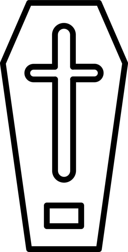 Coffin Icon Style vector