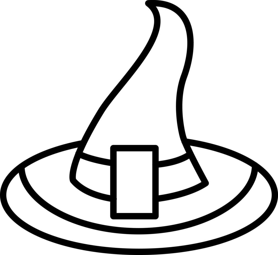 Witch Hat Icon Style vector