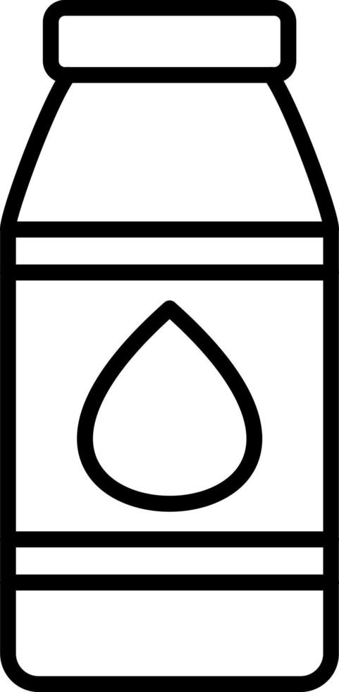 Milk Bottle Icon Style vector