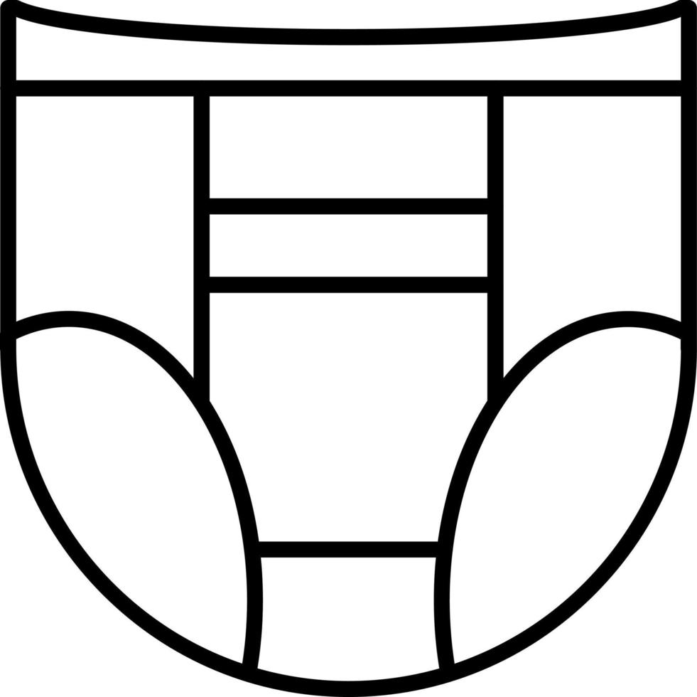 Diaper Icon Style vector