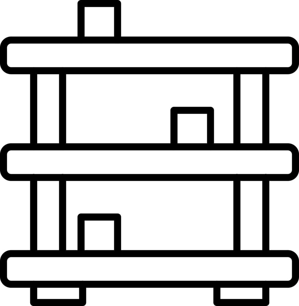 Rack Icon Style vector