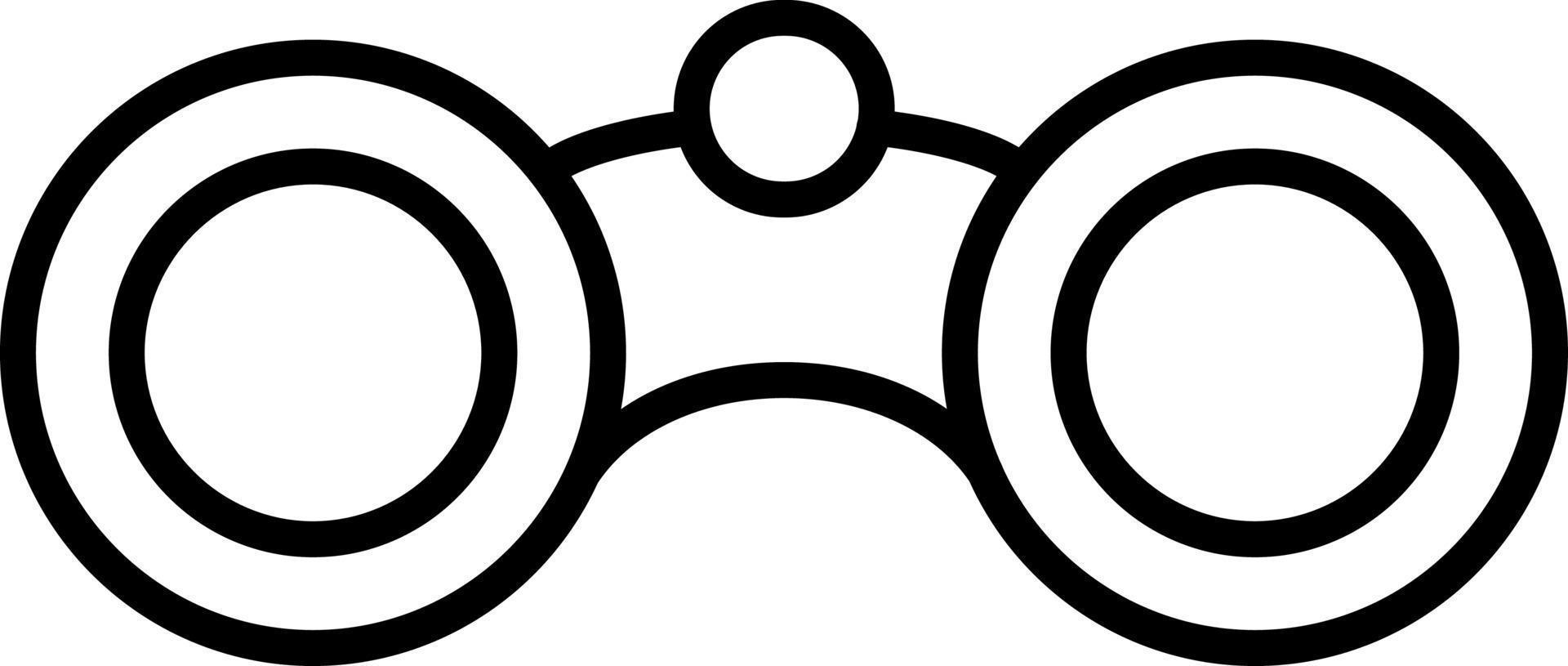 Binocular Icon Style vector