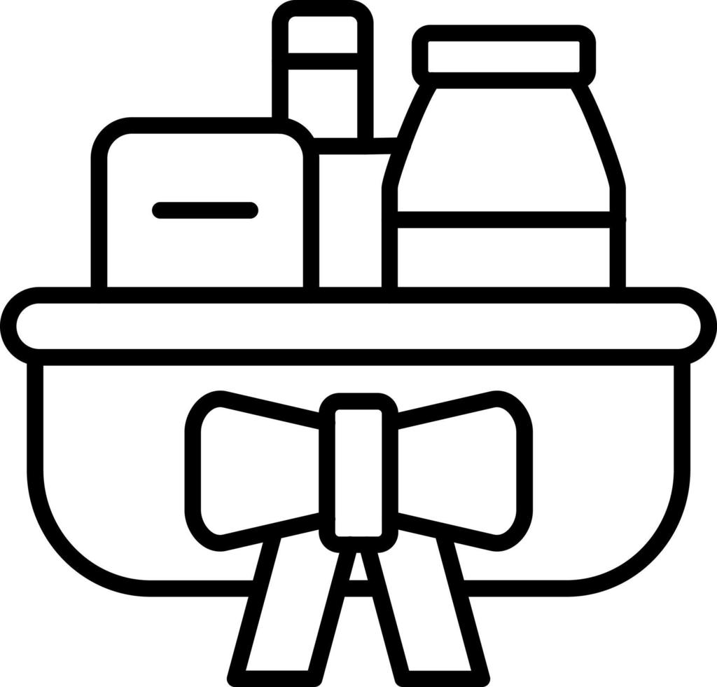 Hamper Icon Style vector