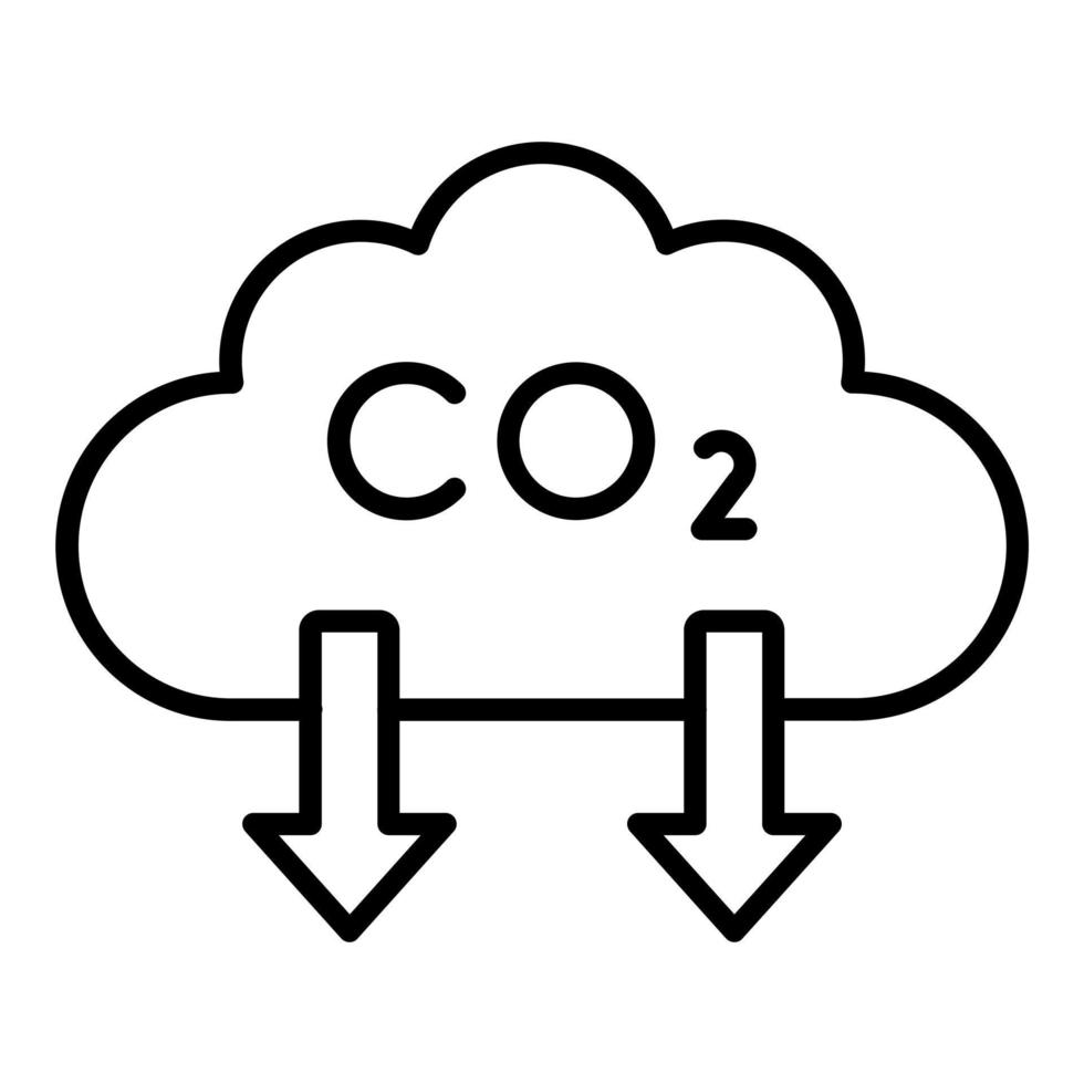 Emissions Icon Style vector