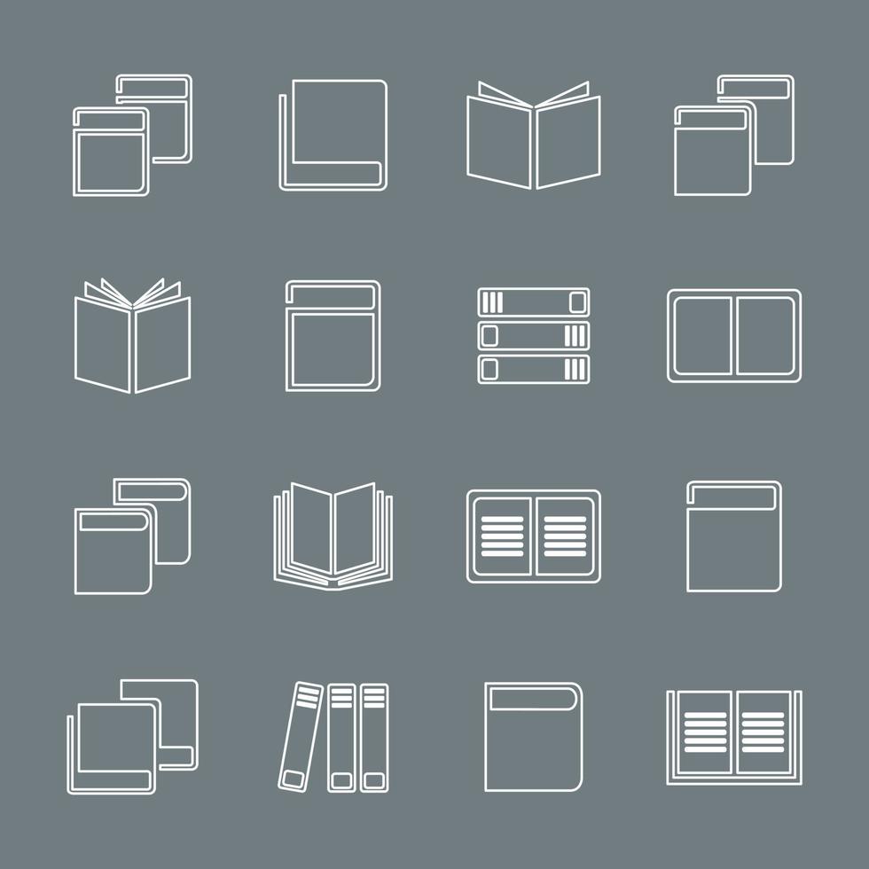 Collection of icons a science. A vector illustration