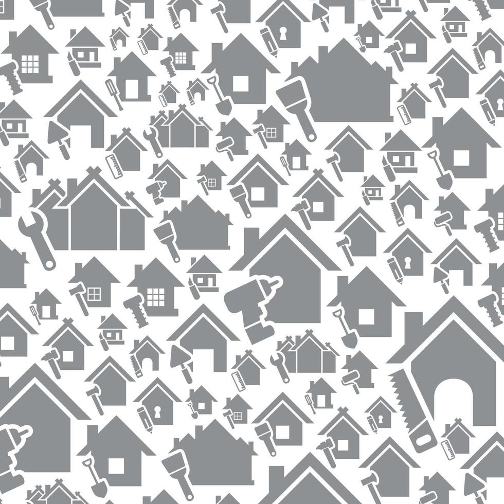 Background made of houses. A vector illustration