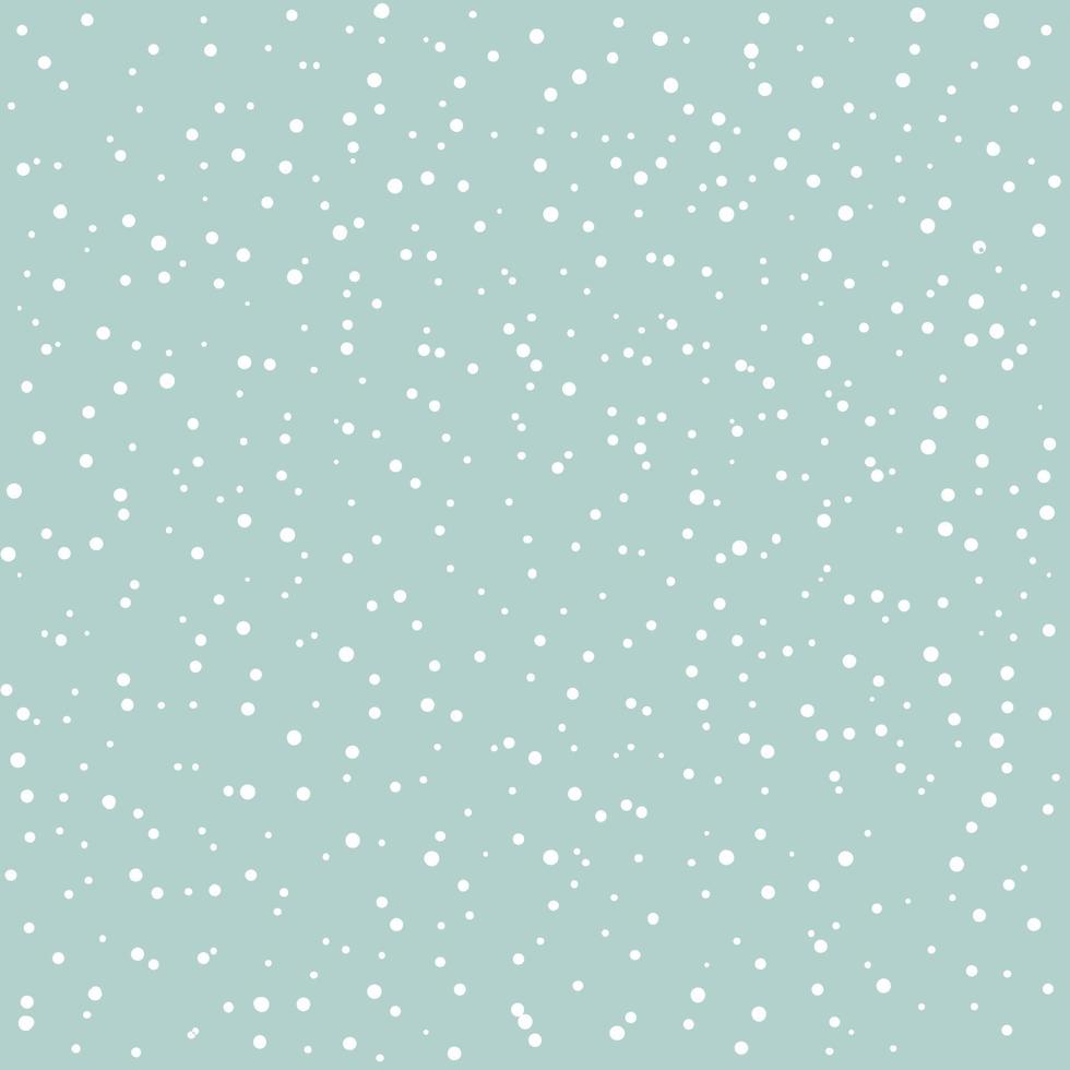 Snow in the woods. Vector illustration
