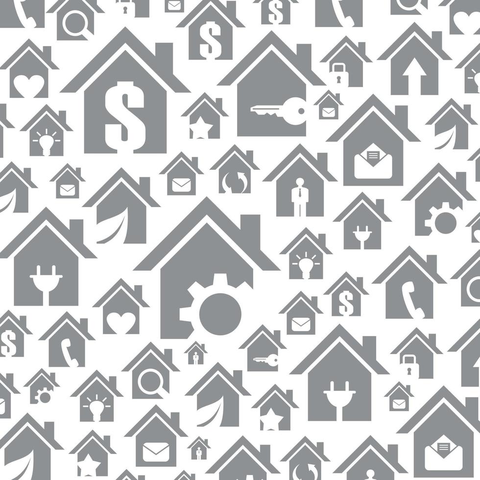 Background made of houses. A vector illustration