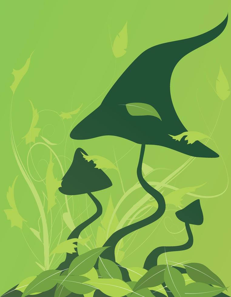 Illustration on the theme of nature vector