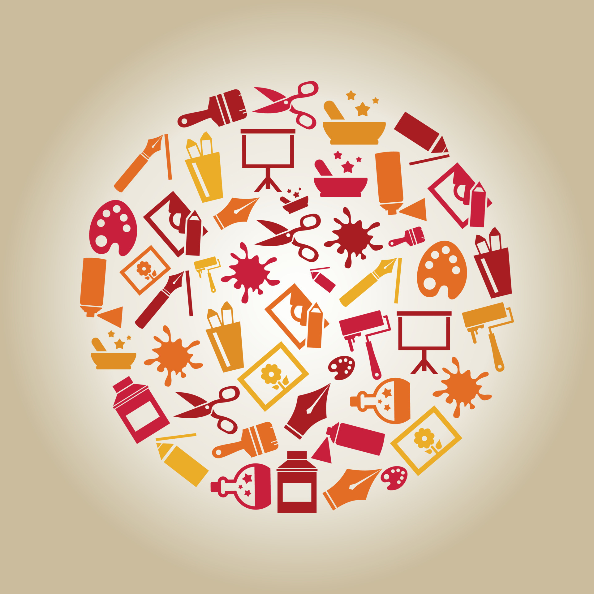 Abstraction on the theme of art 20881227 Vector Art at Vecteezy