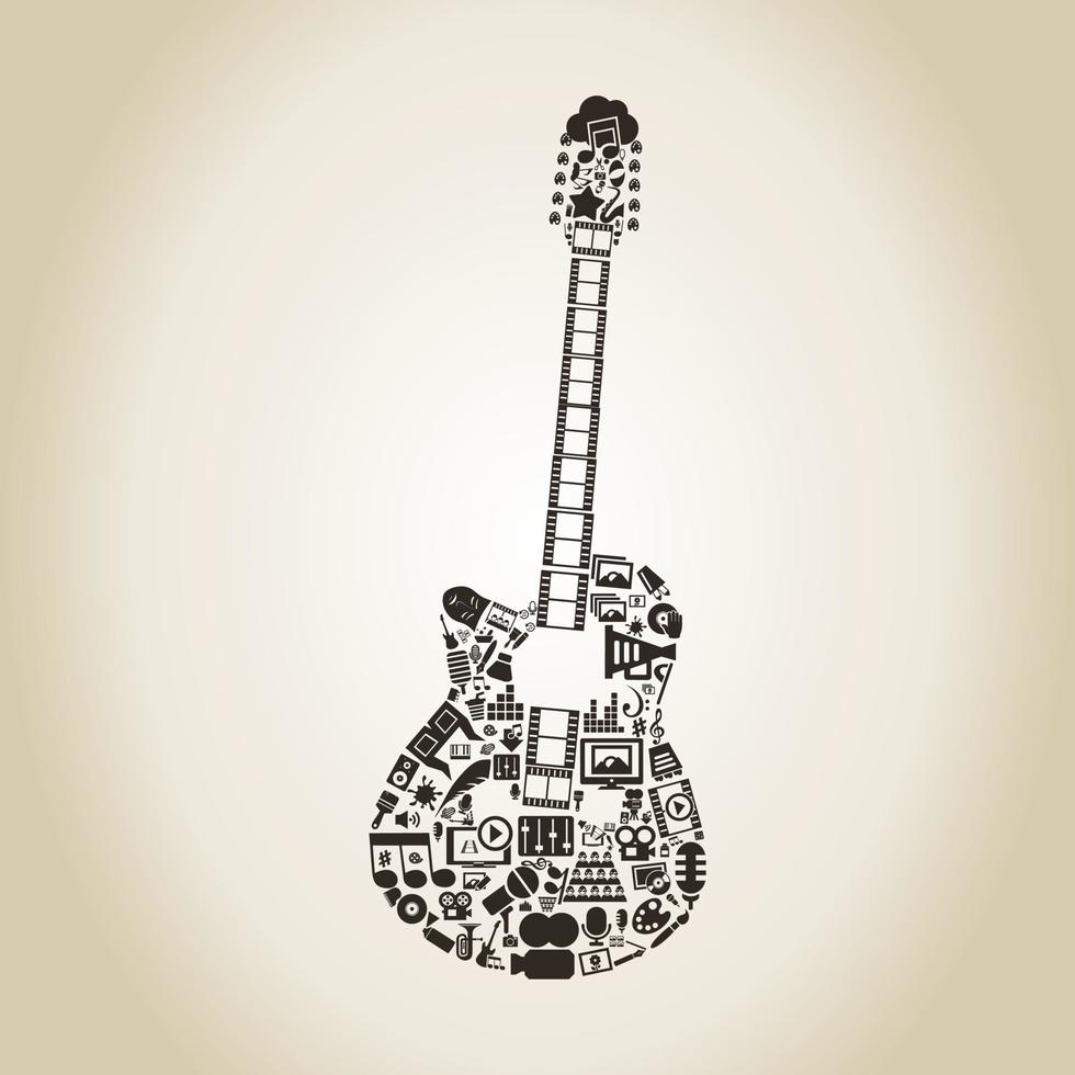 Abstraction on the theme of art vector