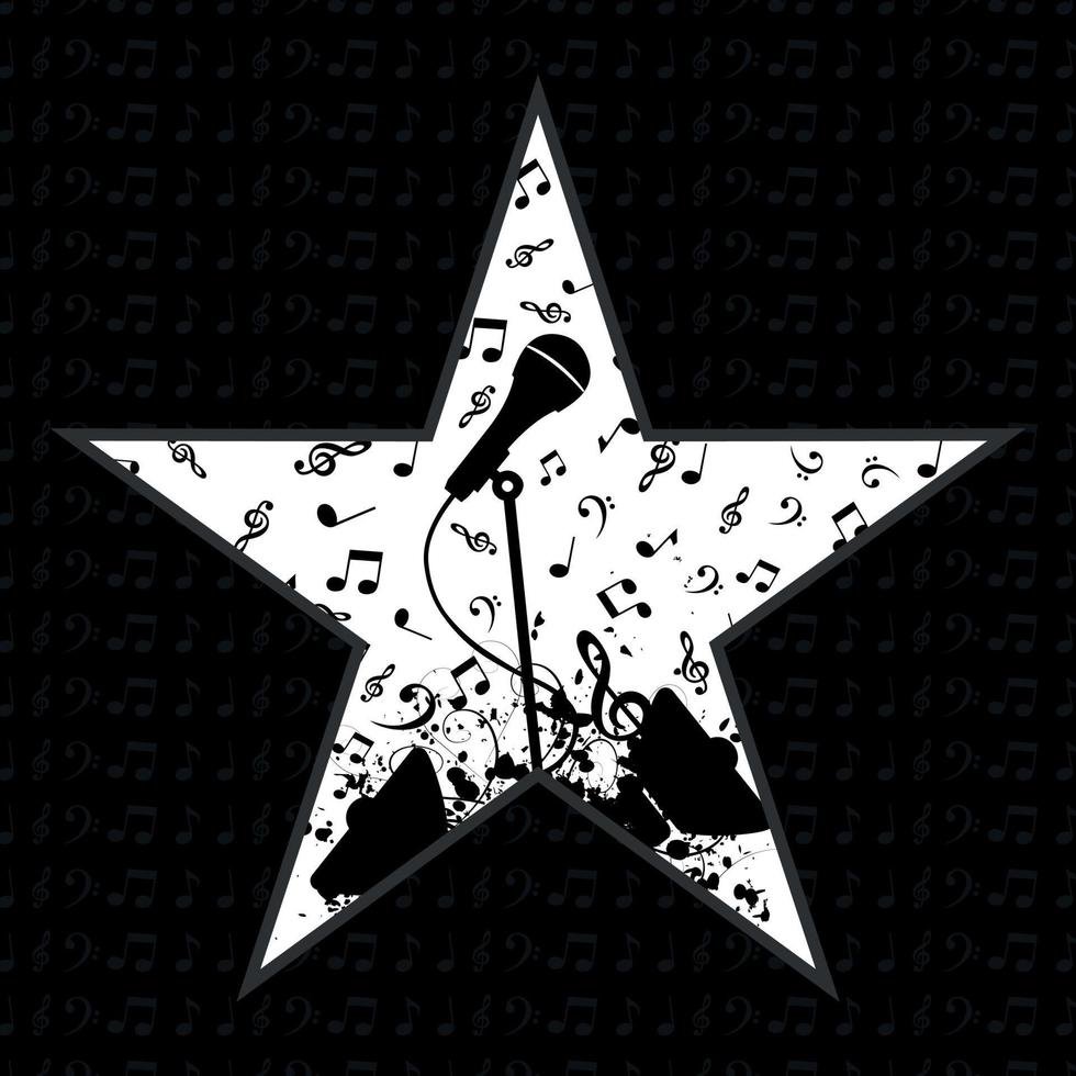 Abstraction on the theme of music vector