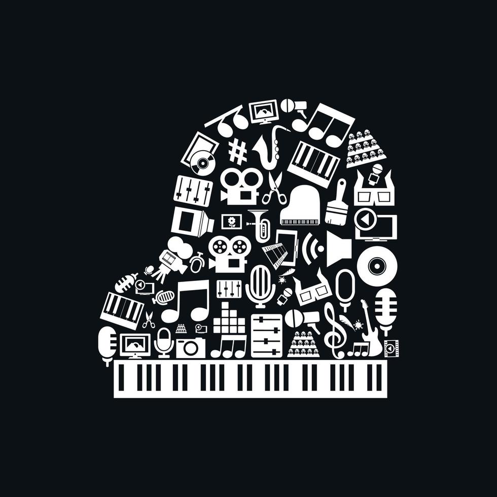 Abstraction on the theme of art vector