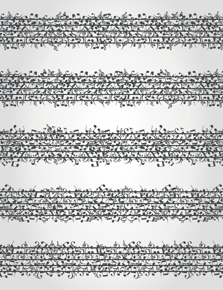 Background from notes. A vector illustration