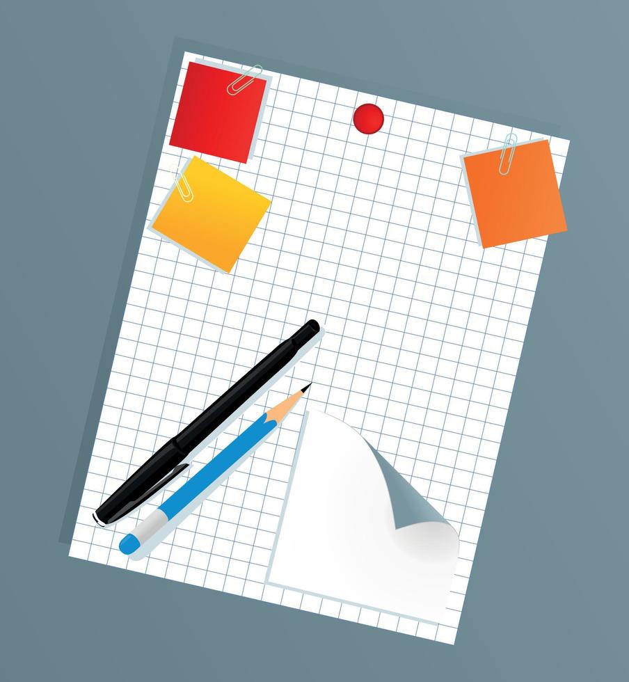 Abstraction on the office theme vector