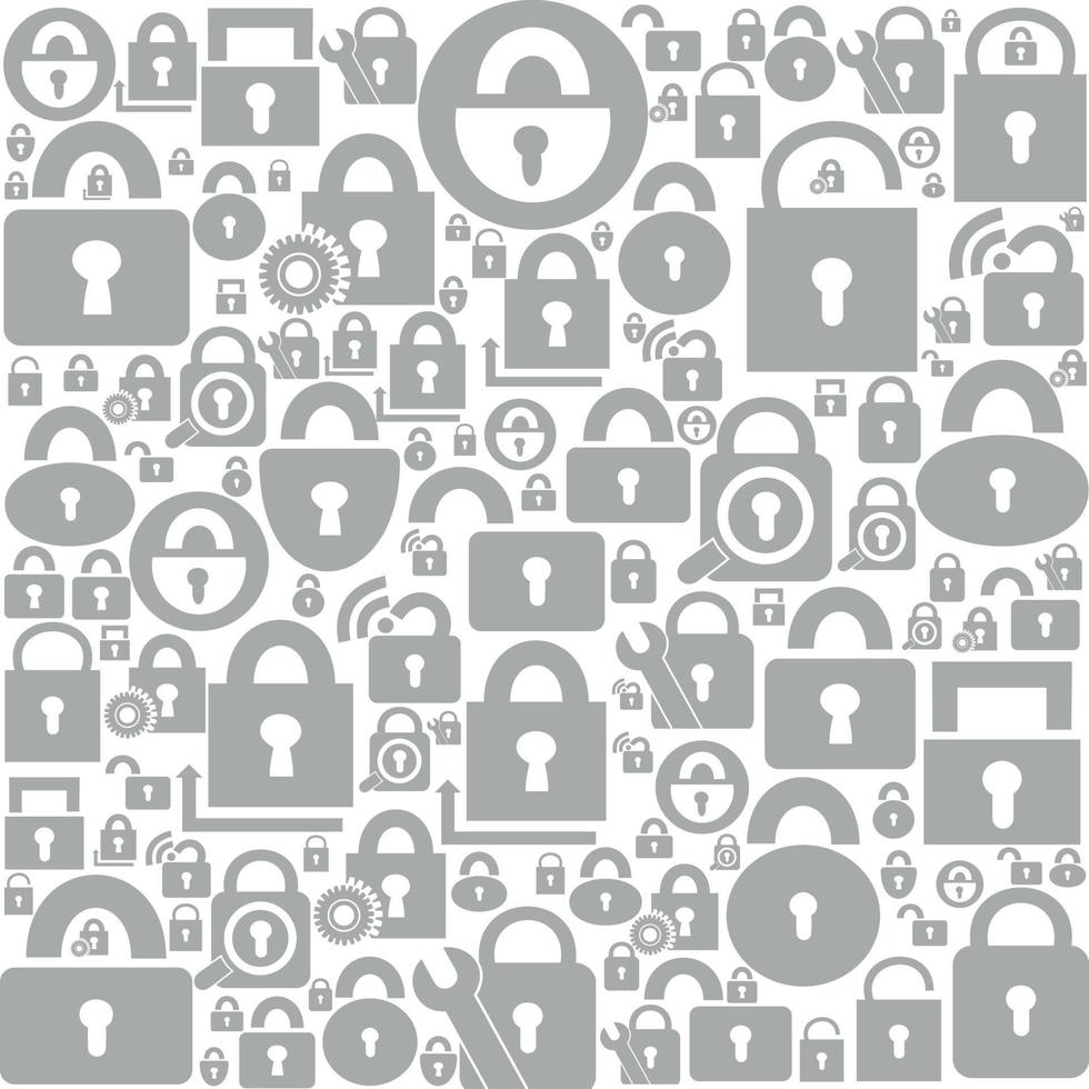 Background made of locks. A vector illustration