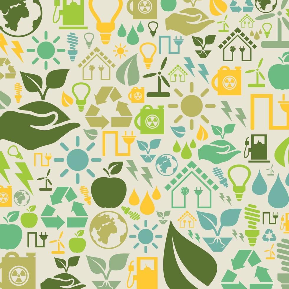 Background made of ecology. A vector illustration