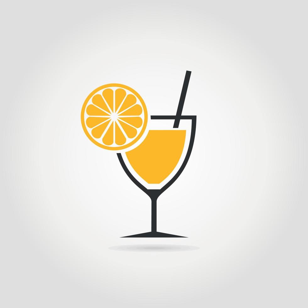 A bottle of champagne in flat style. Vector illustration