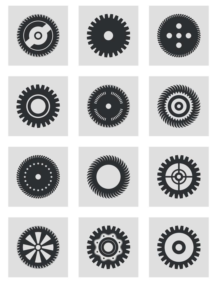 engranaje rueda desde herramientas. un vector ilustración