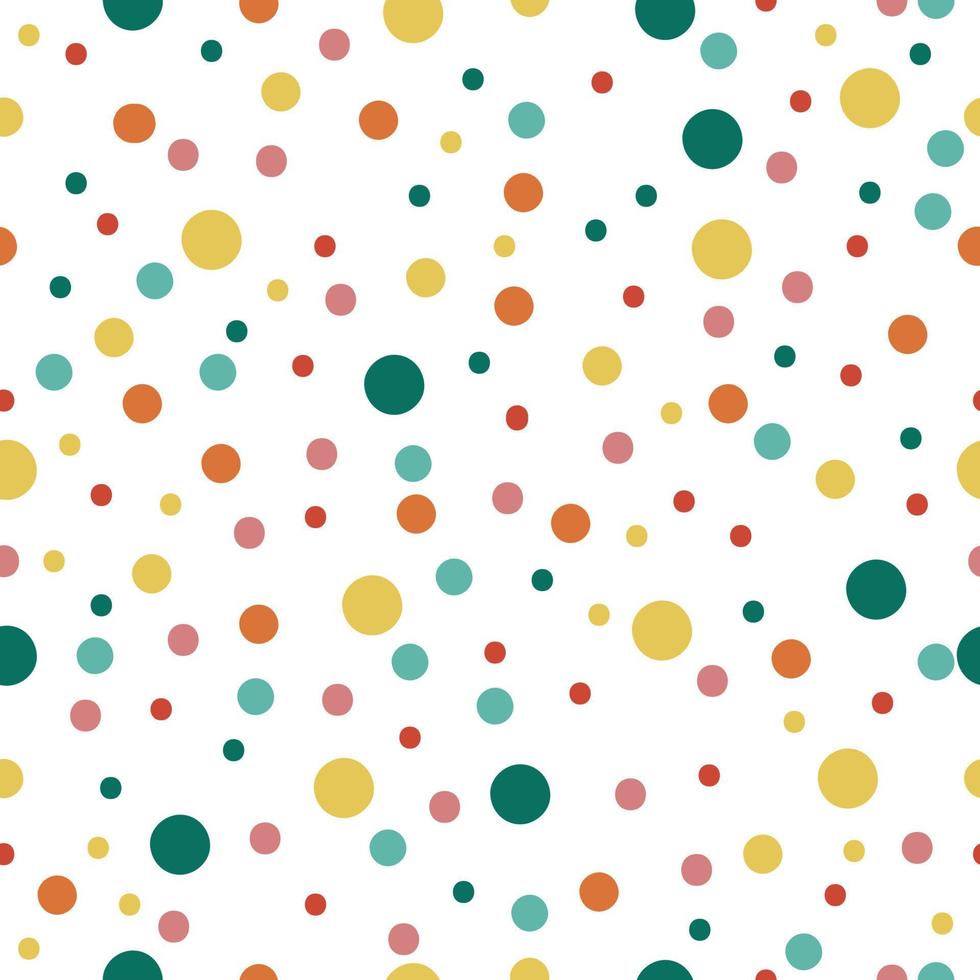 Abstract colorful dot pattern background vector