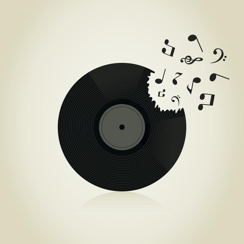 Abstraction on the theme of music vector