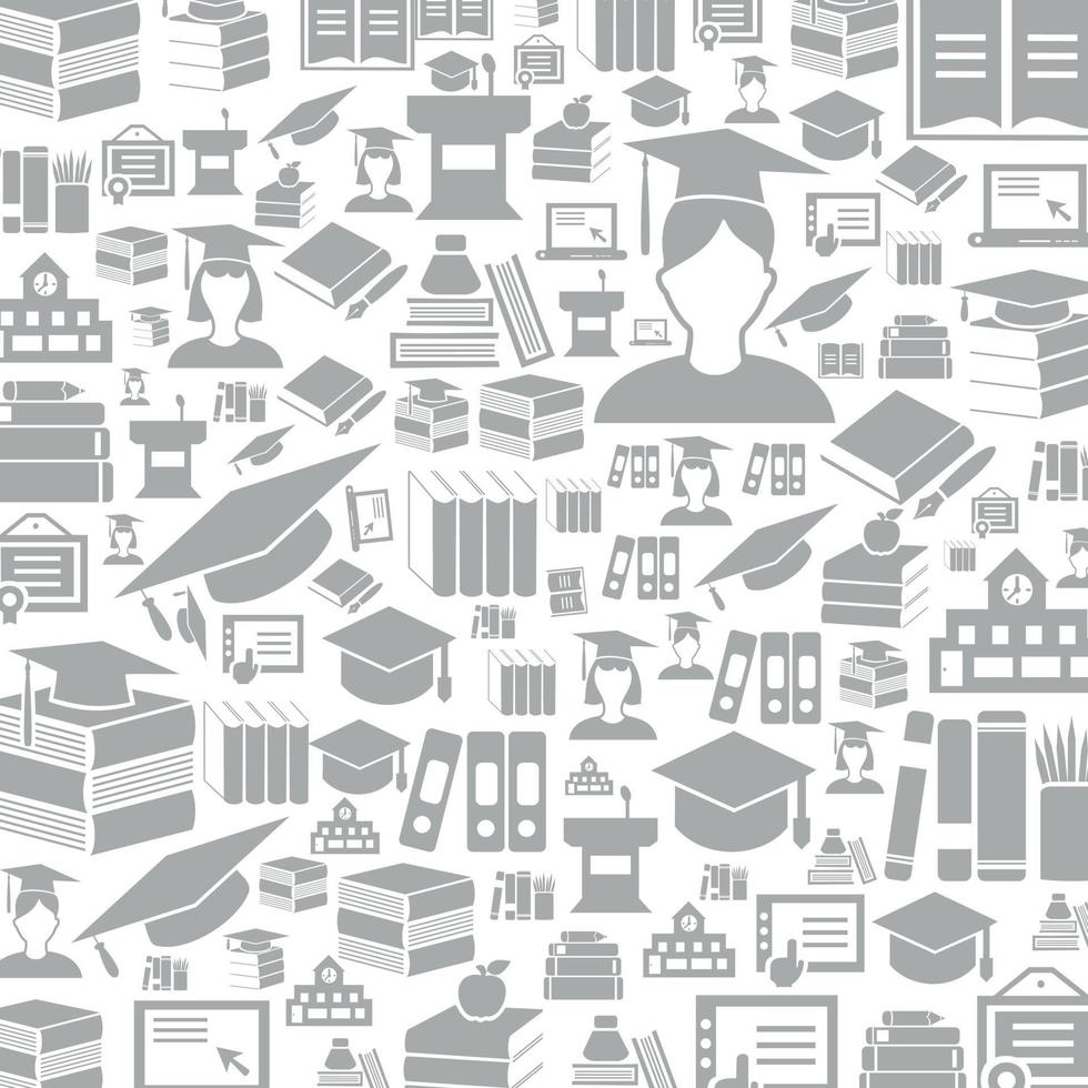 Background collected from school subjects. A vector illustration