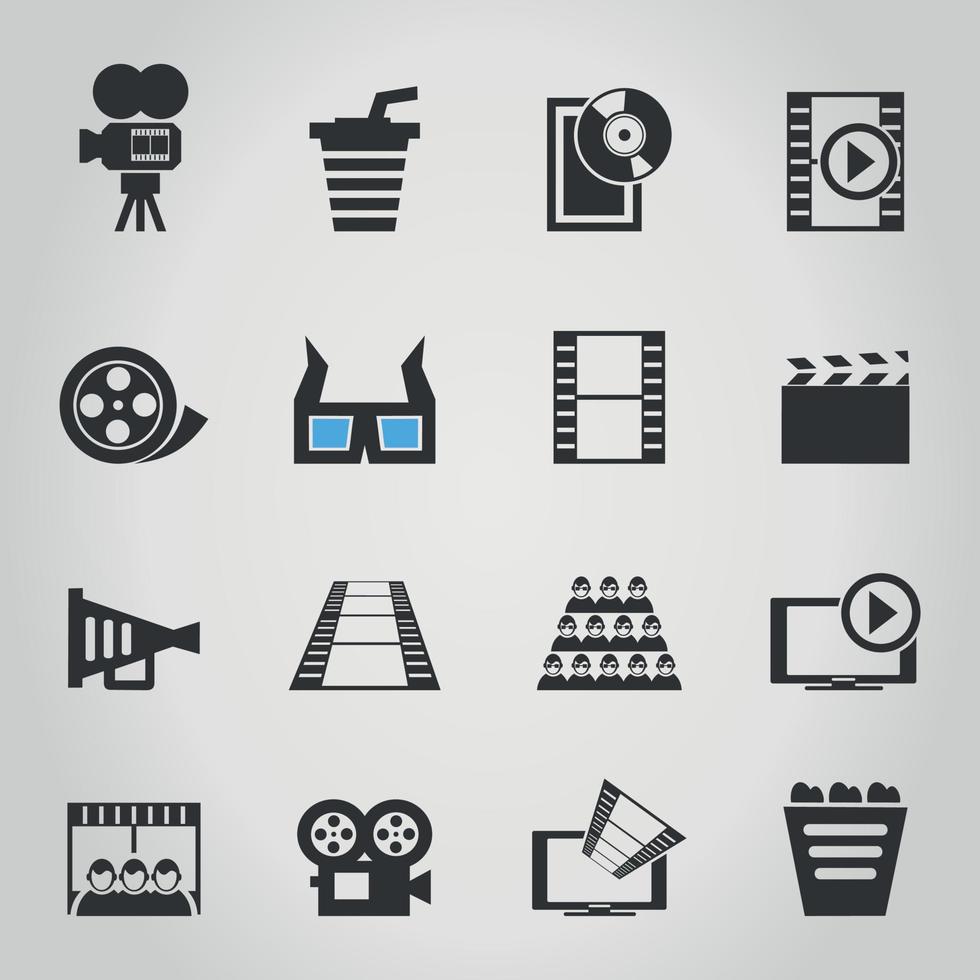 Set of icons on a theme art. A vector illustration