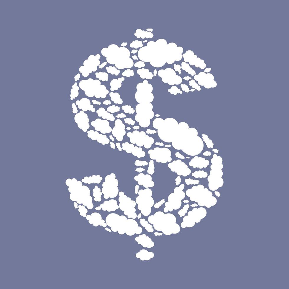 Abstraction on the topic of the cloud vector