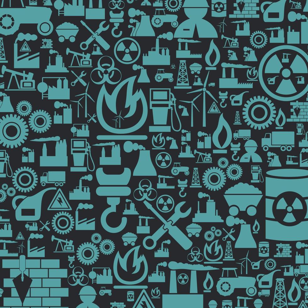 Background made of factories. A vector illustration