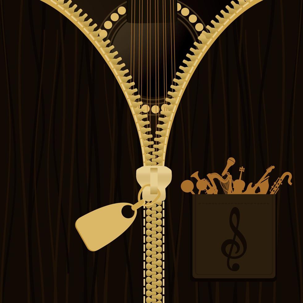 Abstraction on the theme of music vector