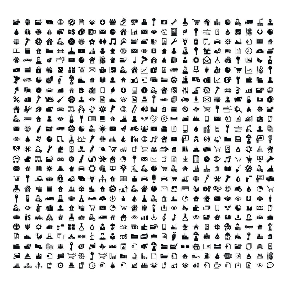Icons for web design. A vector illustration