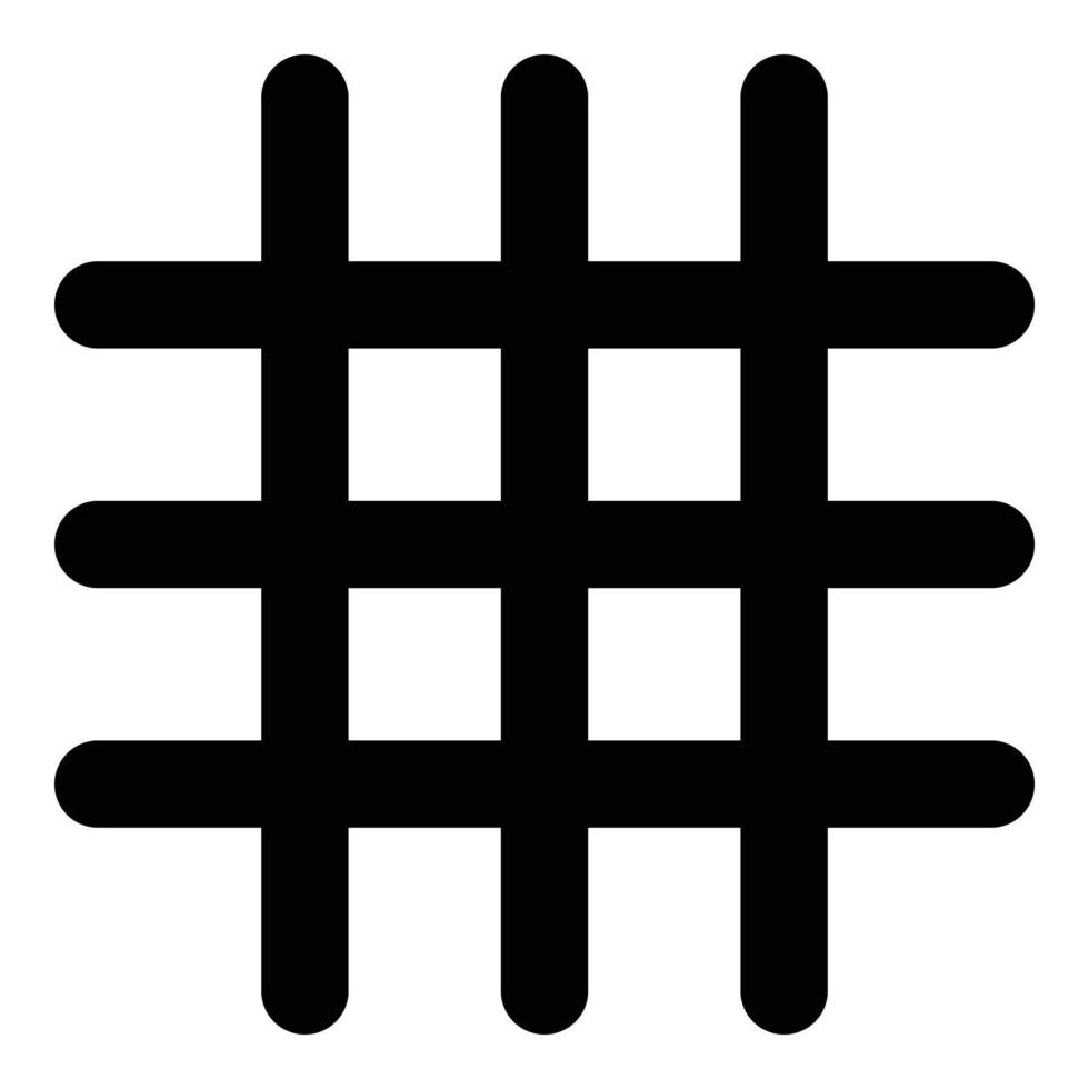 grid icon for web ui design vector