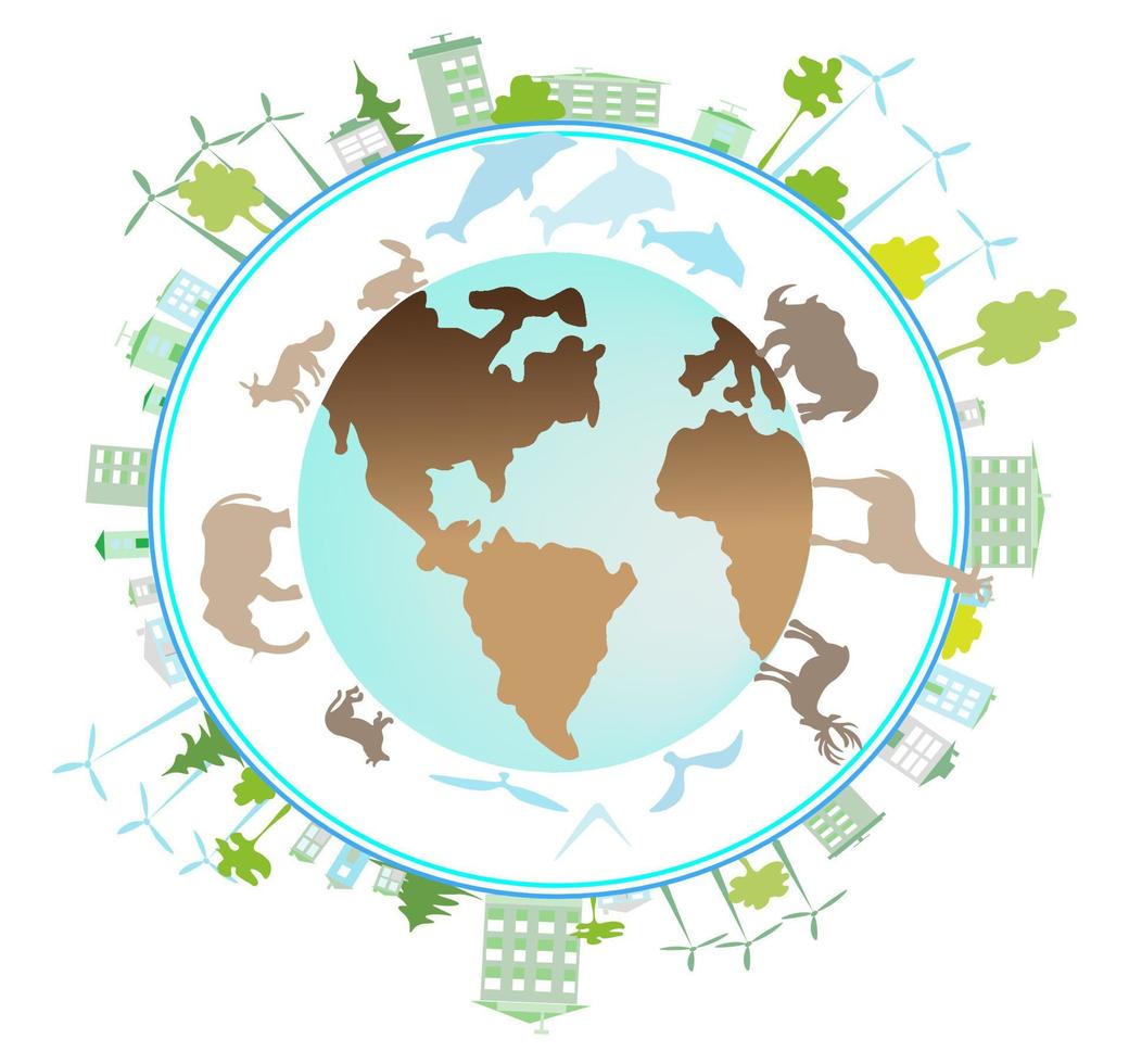 Eco friendly energy green Nature.Ecology organic symbol environmen Earth day.Eco friendly people hand.Environmental alternative energy. vector