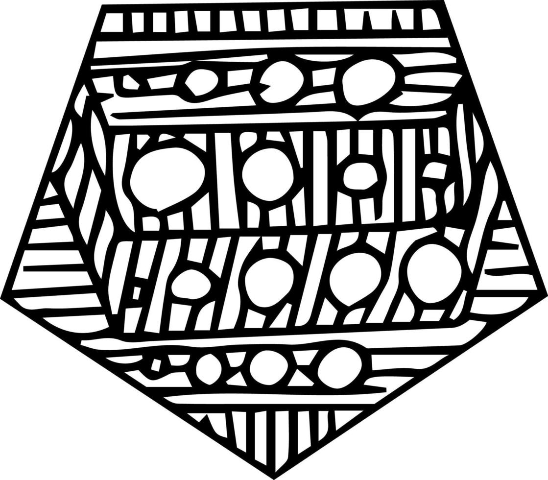 Geometric abstract elements memphis Geometric abstract style. Vector black minimal shapes for modern cover design coloring books .