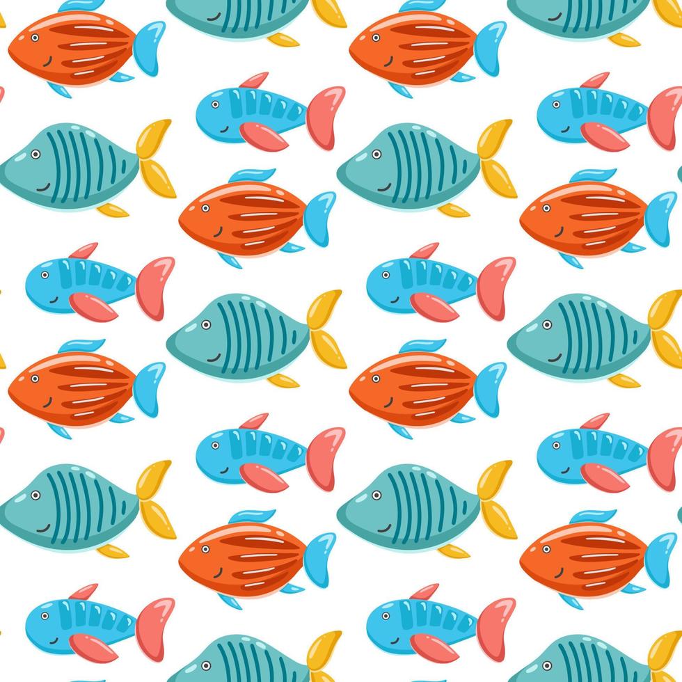 Underwater worldy kid background vector