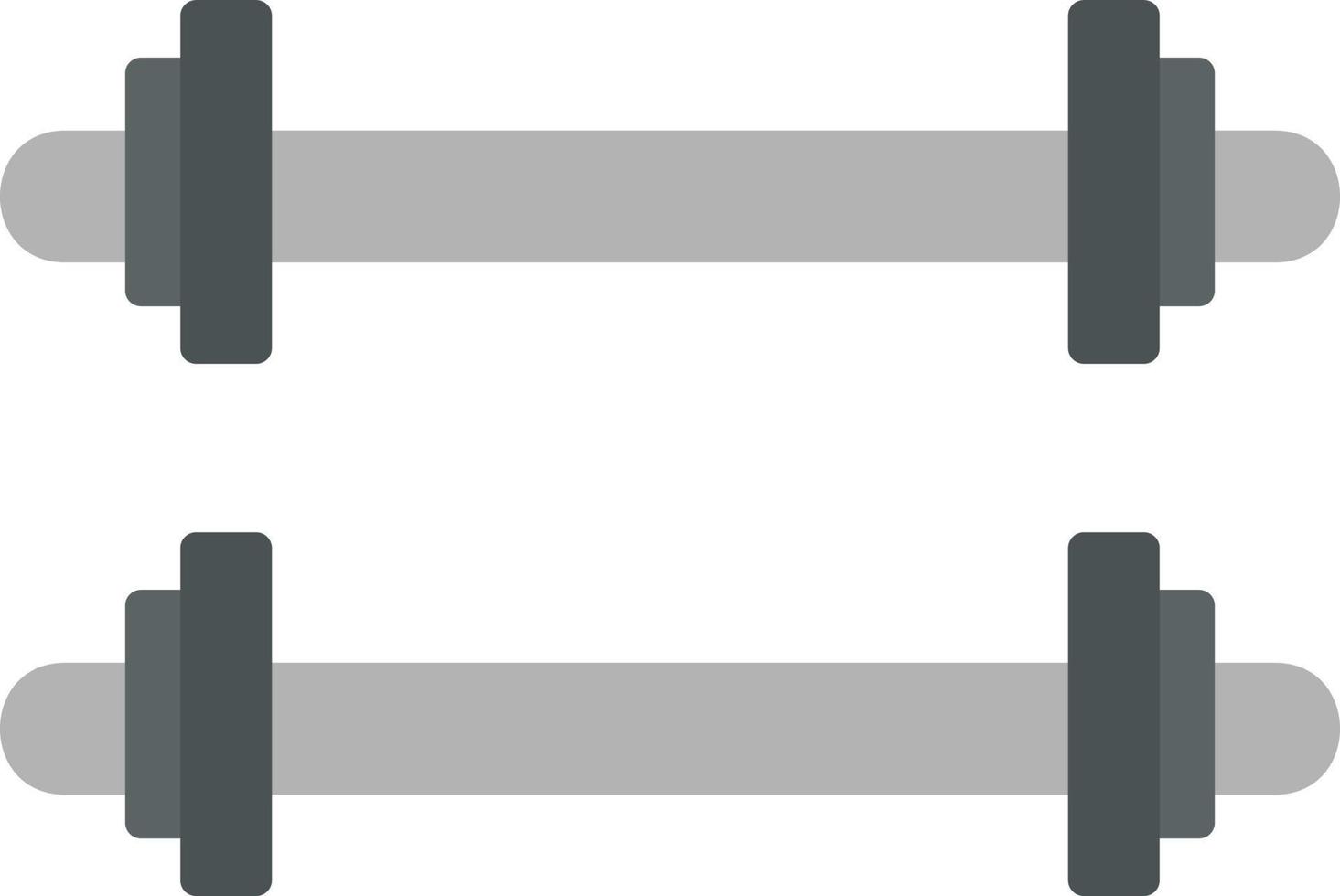 Weighted Bars Vector Icon