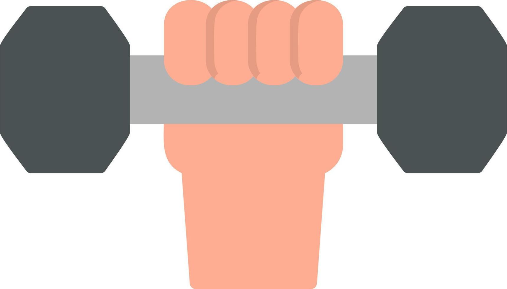 Hand Dumbbell Vector Icon