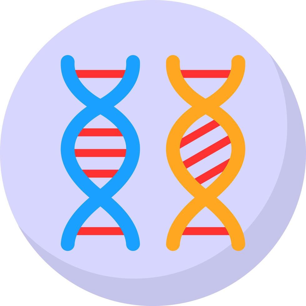 Genetic Comparation Vector Icon Design