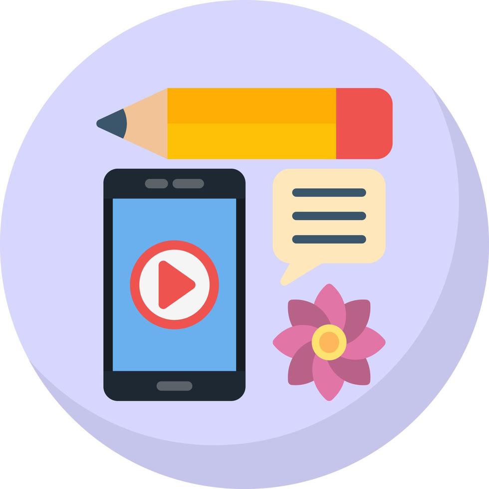 Flatlay Vector Icon Design