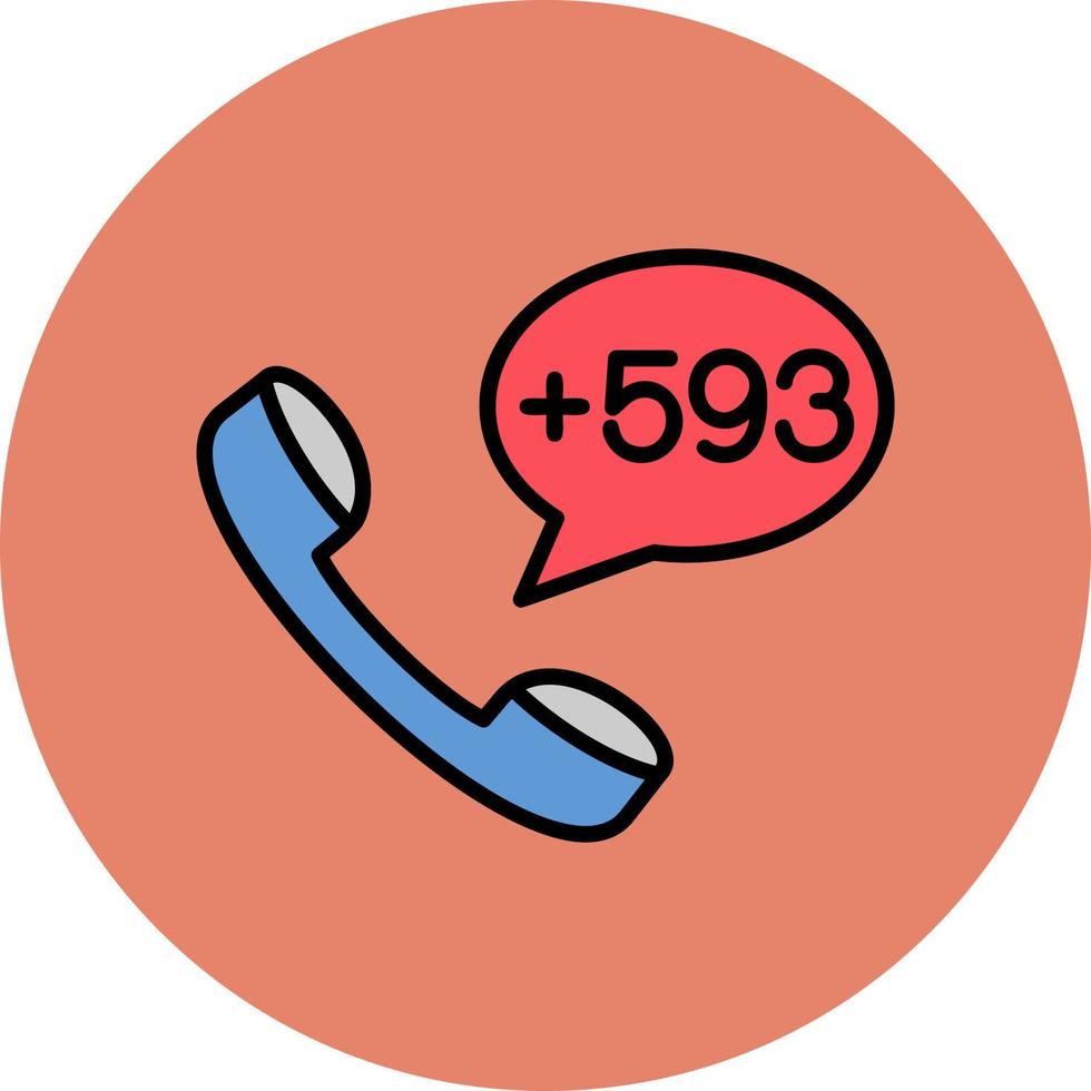 Ecuador Dial code Vector Icon 20884333 Vector Art at Vecteezy