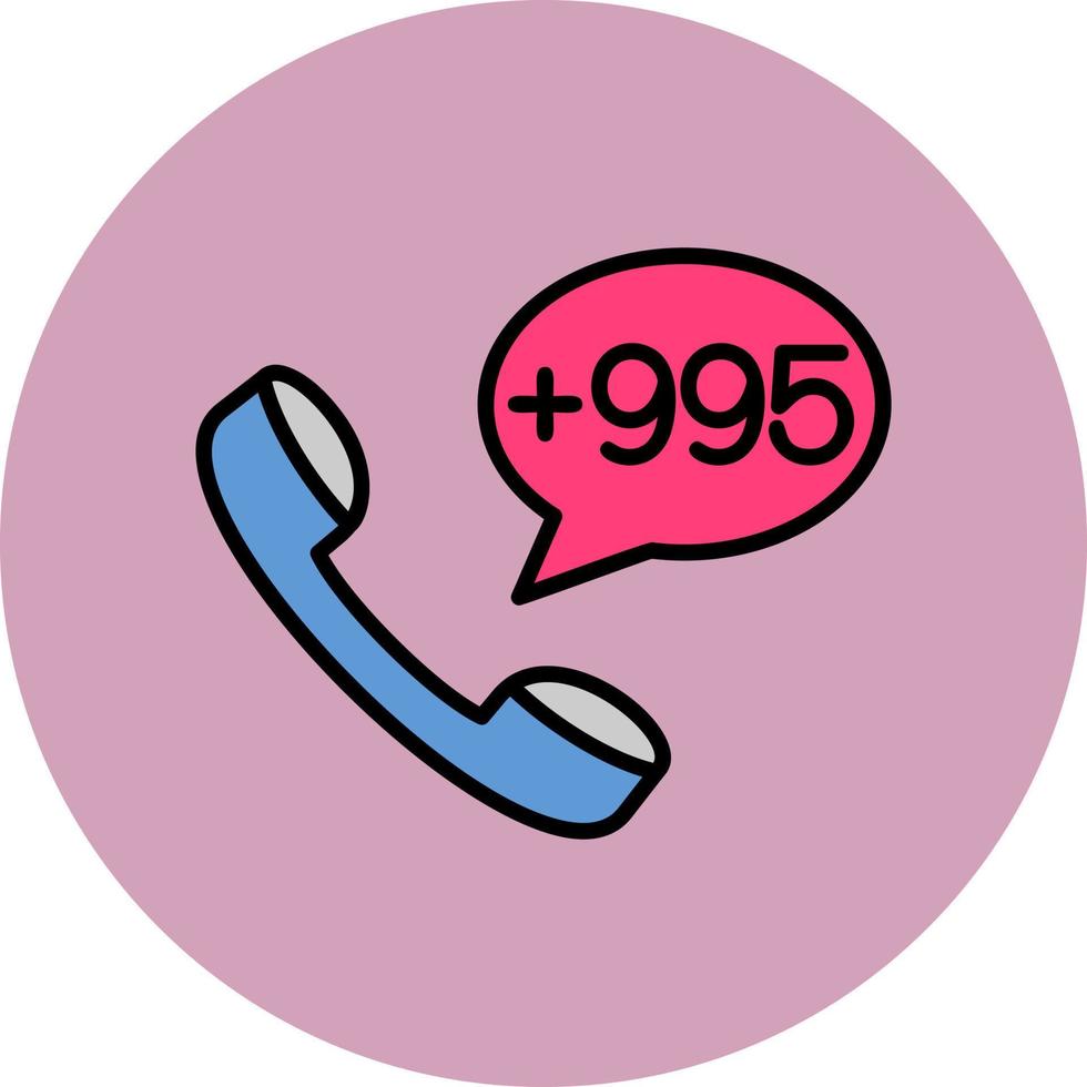 Georgia Dial code Vector Icon