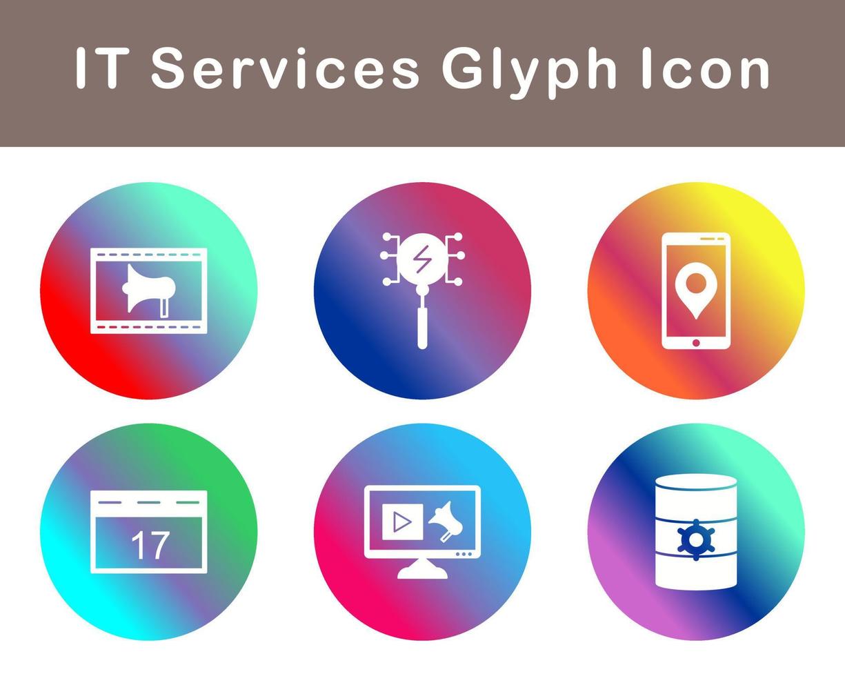 IT Services Vector Icon Set
